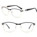 Sunray OEM High Quality Fashion Newly Design Custom Logo Popular Metal Square Frame Glasses Optical Eyewear