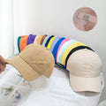 Wholesale Sporty 6-Panel Custom Embroidery Acceptable Colourful Embroidery Unstructured Baseball Cap with Metal Buckle Unisex