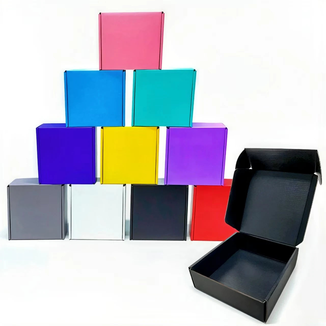 Recycled Custom Brand logo Paper Box Color Printed Corrugated Clothing Packaging Gift Folding Airplane Box