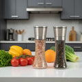 Hot Sale Wholesale Stainless Steel Manual Salt and Pepper Glass Grinder for Spices