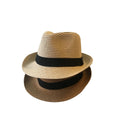 Stock Paper Straw Fedora Hat Straw Jazz Hat Summer Sun Beach Straw Hat