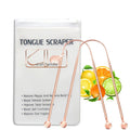 Gratte Langue Wholesale Eco Friendly Hygiene Sea Shell Tongue Scrapper Custom 100% Pure Copper Tongue Cleaner Scraper for Adults