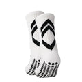 Men's Knitted Crew Soccer Socks Anti-Slip Grip Football & Basketball Sports Pads