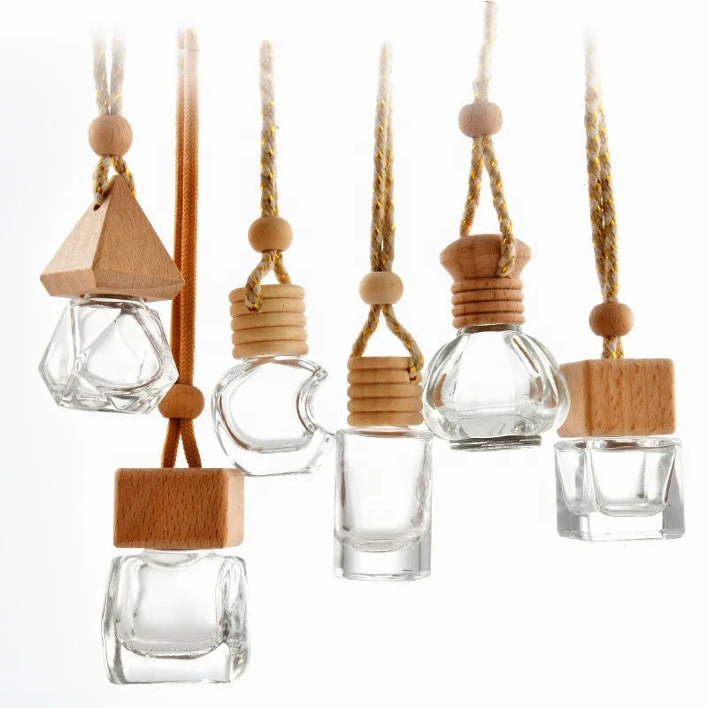 10ml Glass Round square clear Perfume Bottle