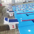 Adjustable Plastic Starting Block for Stationary Swimming Pool Comfortable Footrest and Handgrip Pool Tools & Accessories
