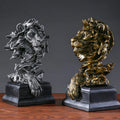Majestic Lion Statue in Resin Crafts Wholesale Hotel/Lobby Decor Feng Shui Guardian Gift for Business Collectors