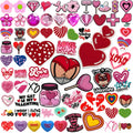 2025 Latest Soft PVC Custom Wholesale Cartoon Valentine's Day Red Sweetheart Lover Lady Favor Style Clog Shoe Charms