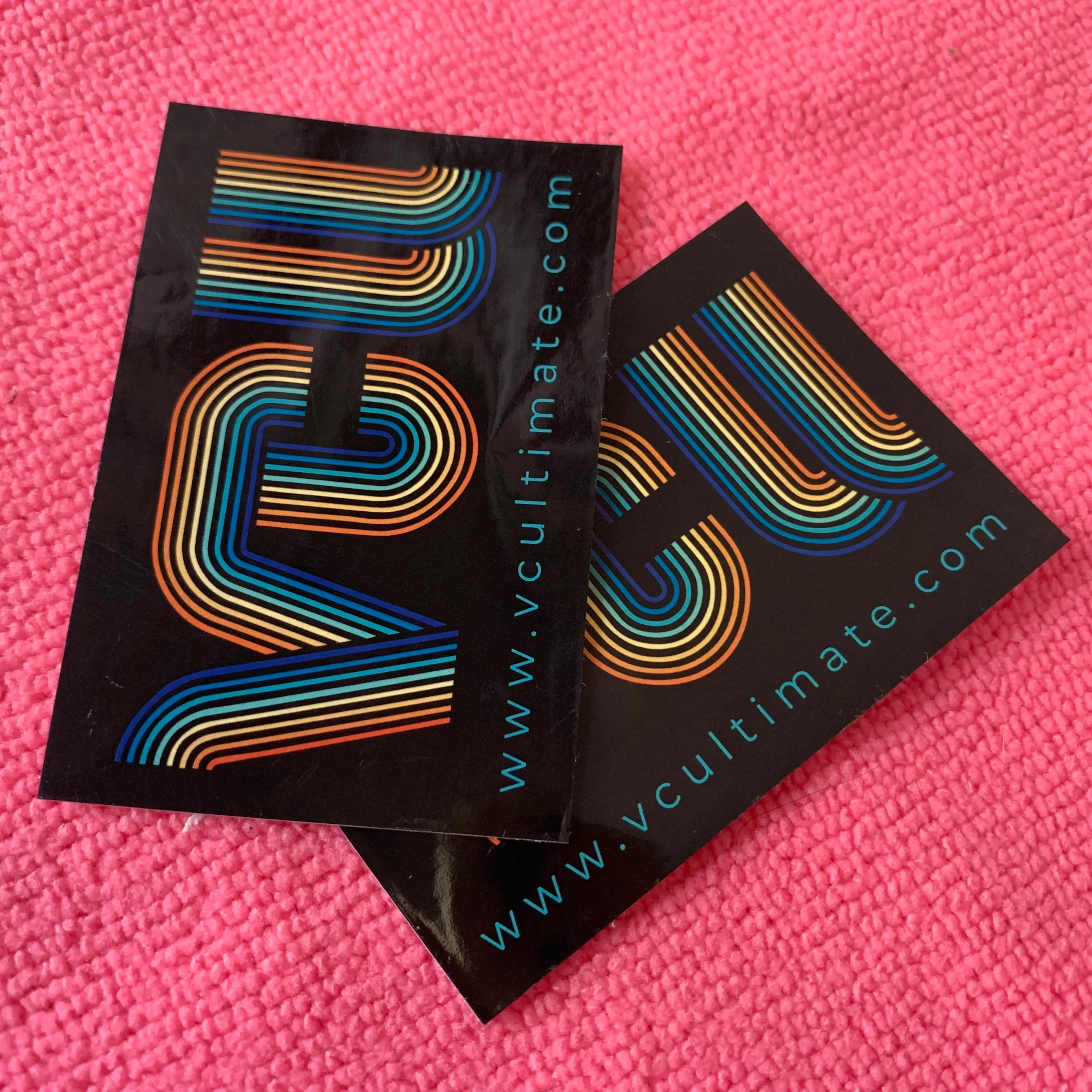 UV Resistant Outdoor Waterproof PVC Vinyl Stickerdie Cut logo Self-adhesive Label Sticker for Clothes