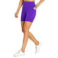 New Arrival Super Soft Nylon Womens Athletic Biker Shorts for Woman with Side Pockets