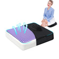 TPE Gel Enhanced Seat Cushions Non-Slip Orthopedic Gel Memory Foam Coccyx for Tailbone Pain Office Chair Car Seat Cushion
