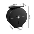AKPN Wholesale Hotel Paper Dispenser Wall-Mount Large Stainless Steel Toilet Paper Holder with Phone Shelf