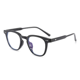 2026 Ready to Ship TR90 Computer Glasses Unisex Matte Black square Fashion Cheap Anti Blue Light Glasses for Men