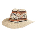 fashion chic women Packable ethic ravel Outdoor crocheted Sun Hats crochet Summer fedora Beach panama Hat