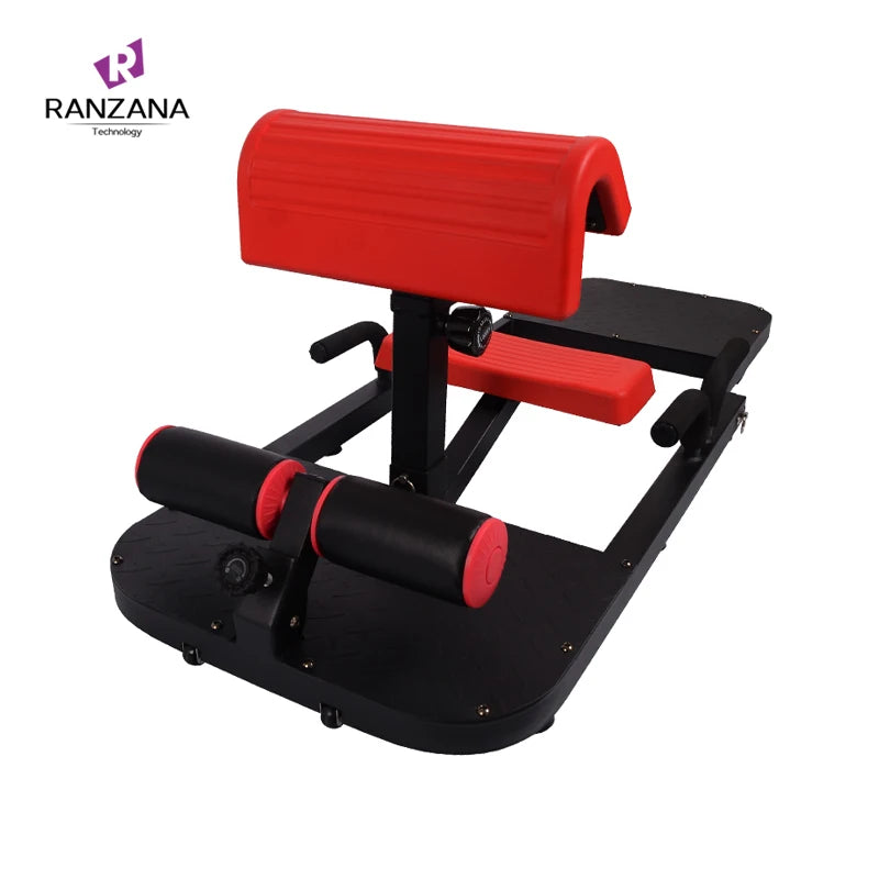 Portable Adjustable Durable Stainless Steel Deep Squat Machine-Multifunctional Leg & Waist Exercise Equipment 100kg Max Load