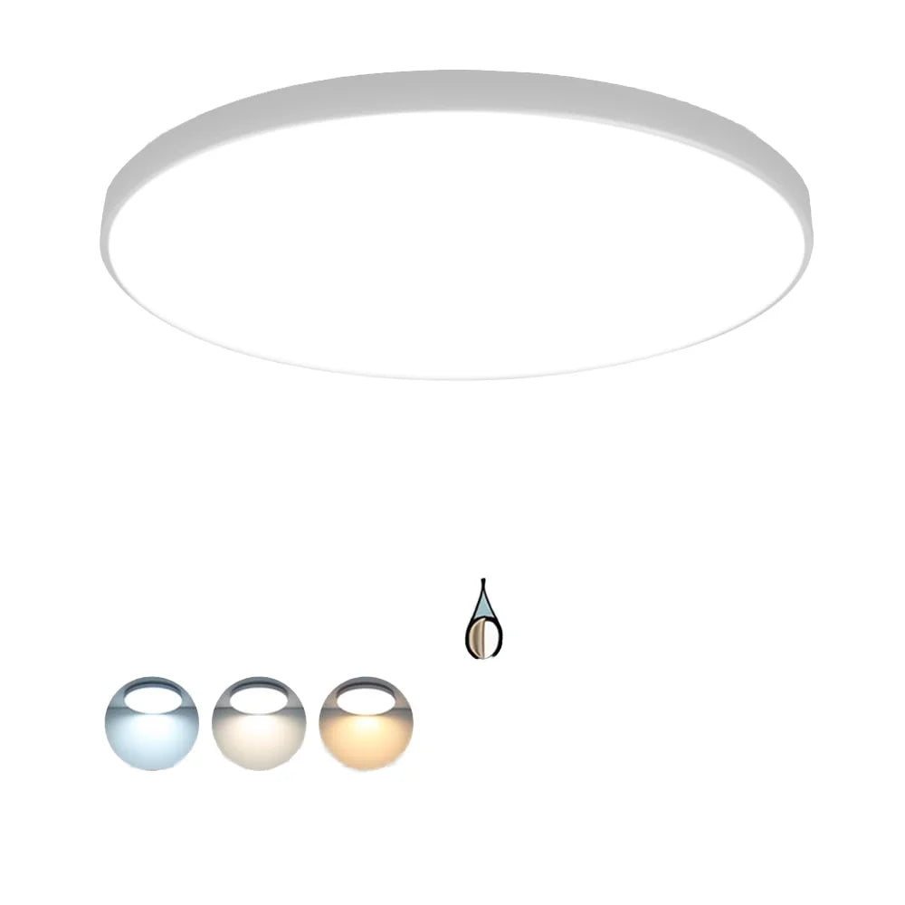 9.05'' Modern LED Ceiling Lamp White Acrylic Cover Home Fixtures Surface Mounted for Bedroom