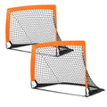 Coinus Portable Foldable Kid Football Net Goal with Polyester & Metal Frame Eco-Friendly for Kids Training