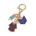 Alloy School Uniform Bag Pendant Gift to Classmates Graduation Keychain College Dress Book Badge Metal Hardware for Keychain