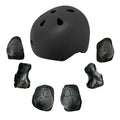 Youth Custom Logo 7-Piece Roller Skates Set Professional Protection Adjustable Button Closure Soft EVA for Cycling Skateboarding