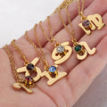 SSeesy Acero Inoxidable Joyas Mayor Bulk Non Tarnish Free Stainless Steel PVD 18K Fashion Jewelry Birthstone Necklace for Women
