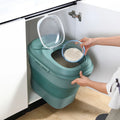 Folding Rice Bucket Plastic Rice Storage Box Cereal Container Foldable Storage Containers Food Boxes