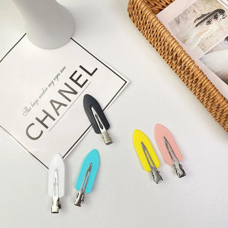 Cute Seamless Hair Clip for Women Metal Wholesale Baby Hair Accessories Set Bangs Hairpin Clip Makeup Hair Tools