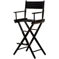 Wood  Chair Foldable Canvas Chair Leisure Outdoor Backrest Chair  Exhibition Display Chair