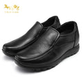 Wholesale TAIJIHUO Men's Casual Breathable Genuine Leather Square Toe Shoes 2.8-Inch Height Increasing Hidden Elevator Spring MegaBDM