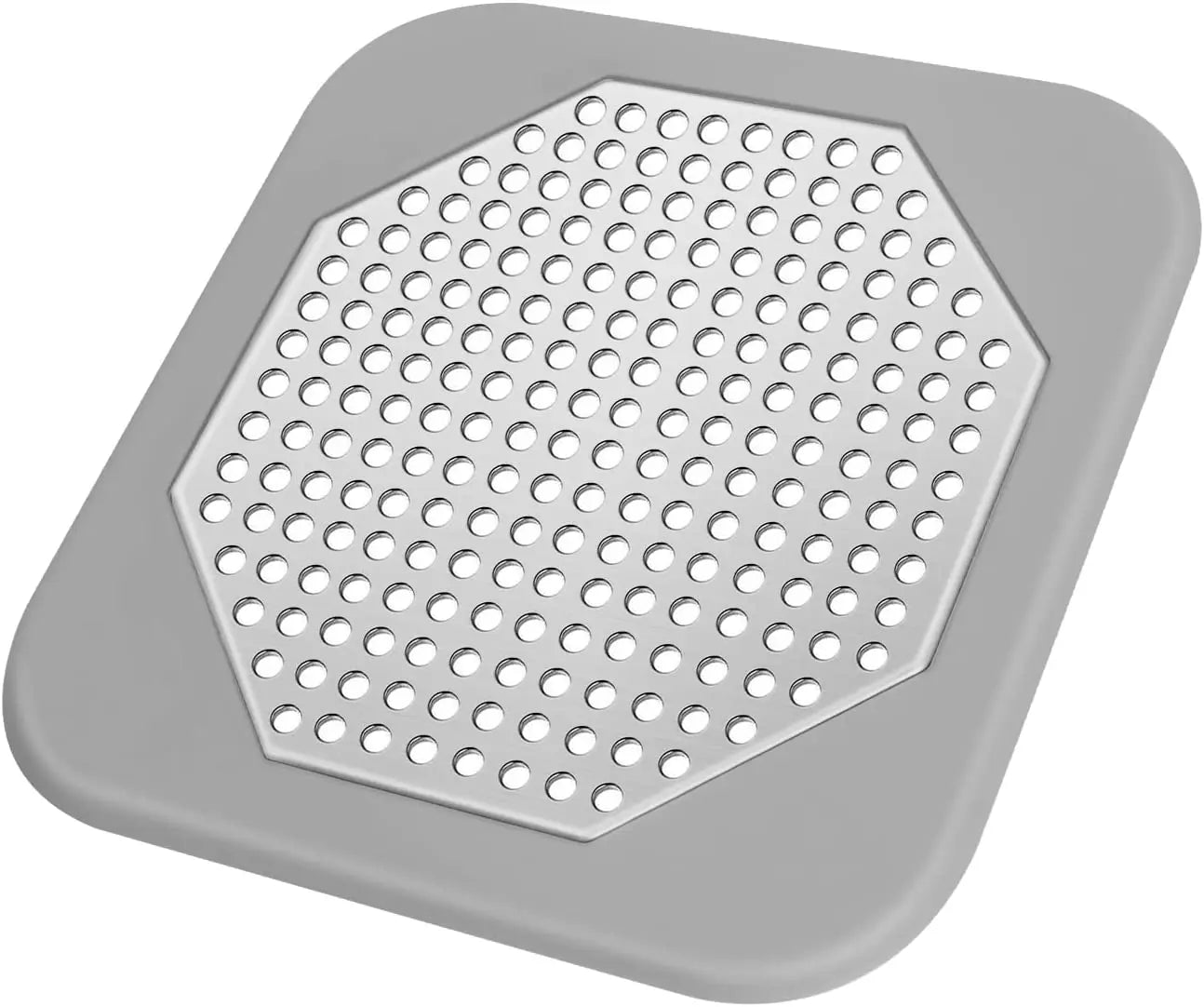Good Grips Silicone Shower Tub Drain Cover - Hair Stopper Protector Universal Fit Easy Clean - for Bath Shower Home & Hotel
