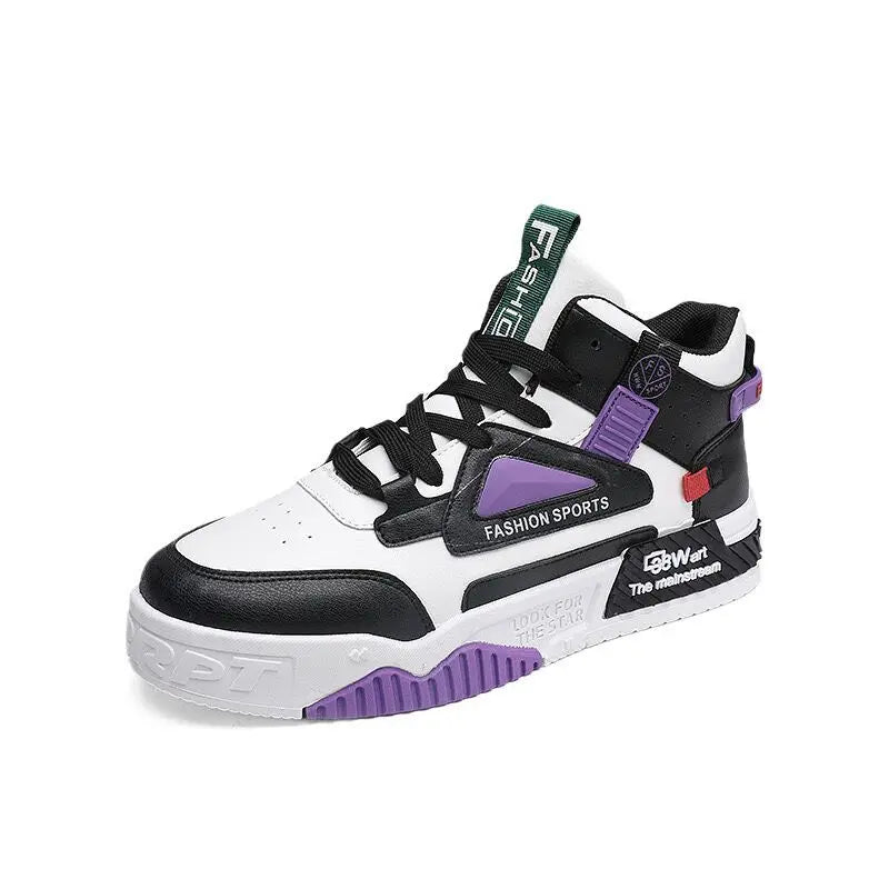 Spring and Autumn Latest Teenager New Three Colors Mesh Breathable Men Sports Shoes