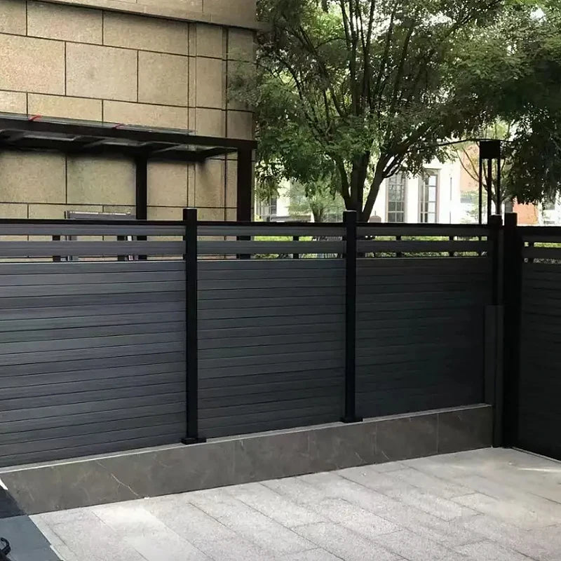 Outdoor Garden Easy Install Privacy Wpc Fence Garden Wpc Composite Fence