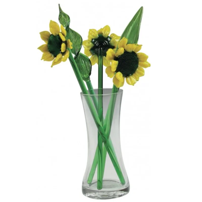 Glass Flower Tulip Decorations