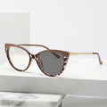 2024 Fashion Anti-Blue Light Eye Glasses Custom Designer Retro Cat Eye Glasses Frame Photochromic Optical Glasses