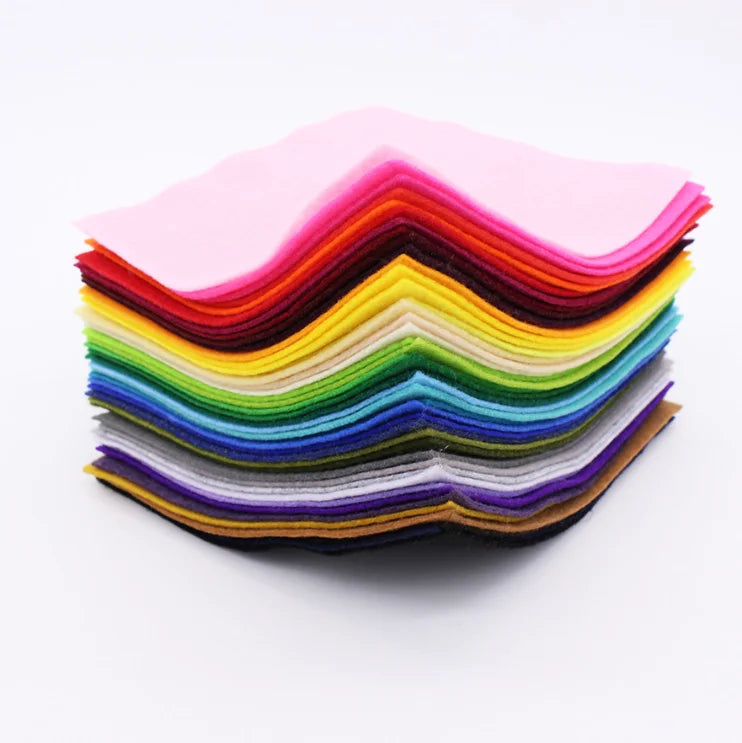 100% Polyester Nonwoven Breathable Waterproof Anti-Static Eco-Friendly Medium Weight Acrylic Craft Felt Sheets for Craft