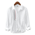 New Autumn Korean Casual Long-sleeved Shirt Men's Cotton Shirt Jacket