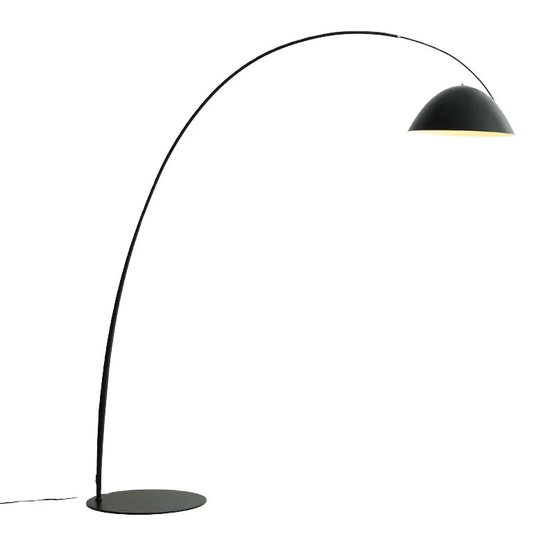 Indoor Large Minimalist Black Iron Floor Lamps Arc Style Nordic Modern Floor Lamp for Hotel Living Room