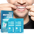 Residue Free Formula Non Peroxide Transparent Sea Salt Teeth Whitening Strips MegaBDM
