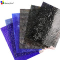 Buenoarte 3mm Thick 20x30cm Square Streaky Stained Glass Sheet-Variety Colors Tiffany Glass Mosaic 1 Year Warranty for DIY Art