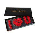 Wholesale Valentine's Day Mother's Day I Love You Soap Flower Cardboard Paper Wedding Gift Floral Folded Box Packaging