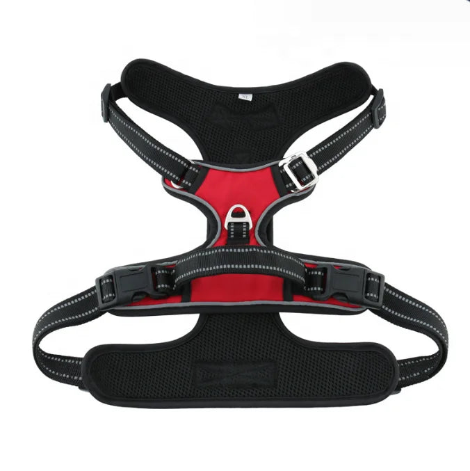 New Luxury Reflective Pet Vest Soft Mesh Padding No Pull Dog Harness With Handle