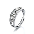 SC New Design Spinner Bead Fidget Ring Jewelry Personalized Adjustable Rings S925 Sterling Silver Anti Anxiety Ring with Beads