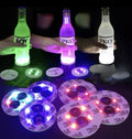 LED Light up CoastersLED Bottle Lights Bottle GlorifierLED Sticker Coaster Discs for DrinksFlash Cup Coaster Flashing Shots