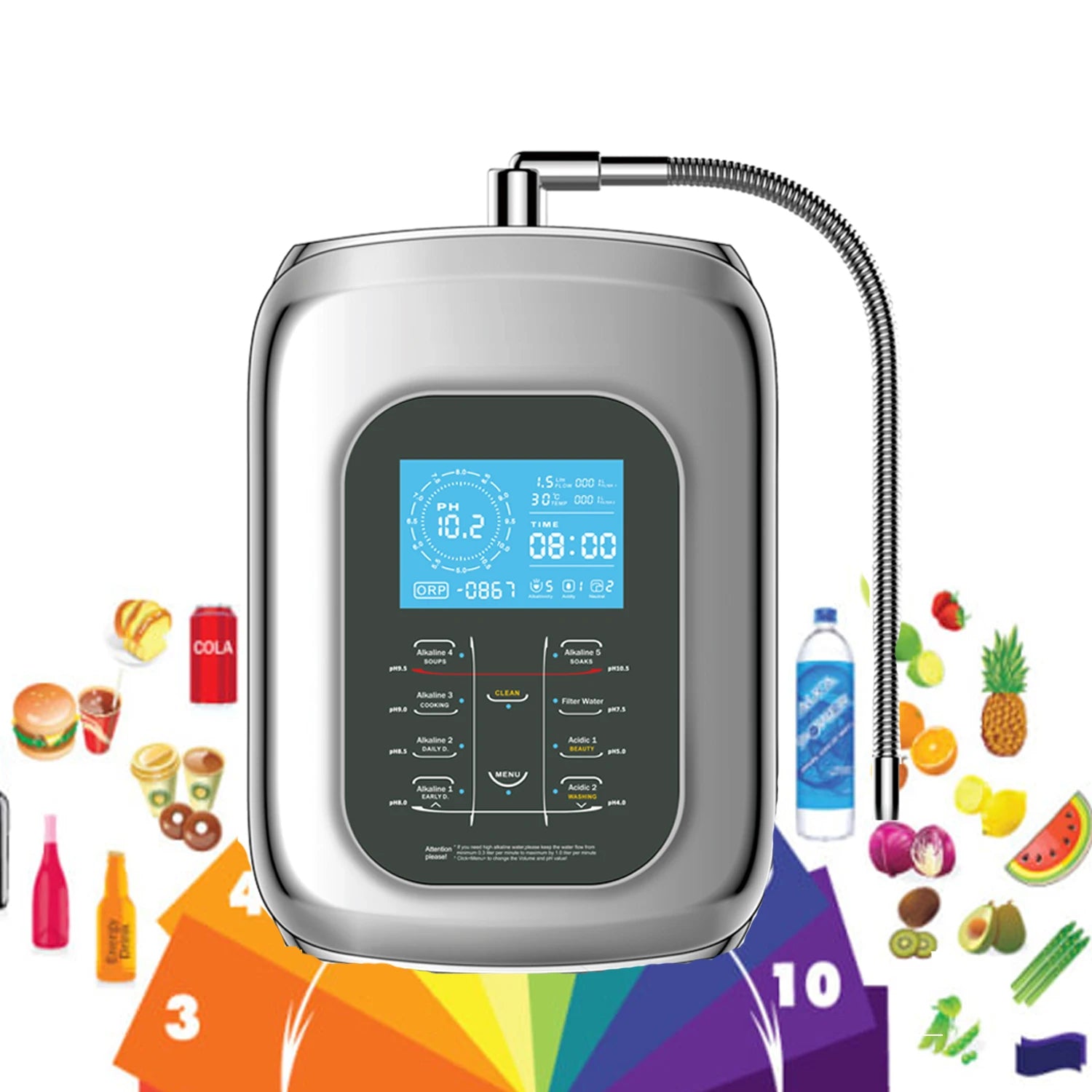 9.5pH Ionizer Water Machine Kangen Water Hidrojen Rich Ionization Alcalis Water Ionizer OEM