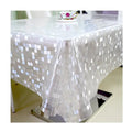 Transparent Waterproof Oilproof 3D Wholesale Plastic Table Covers