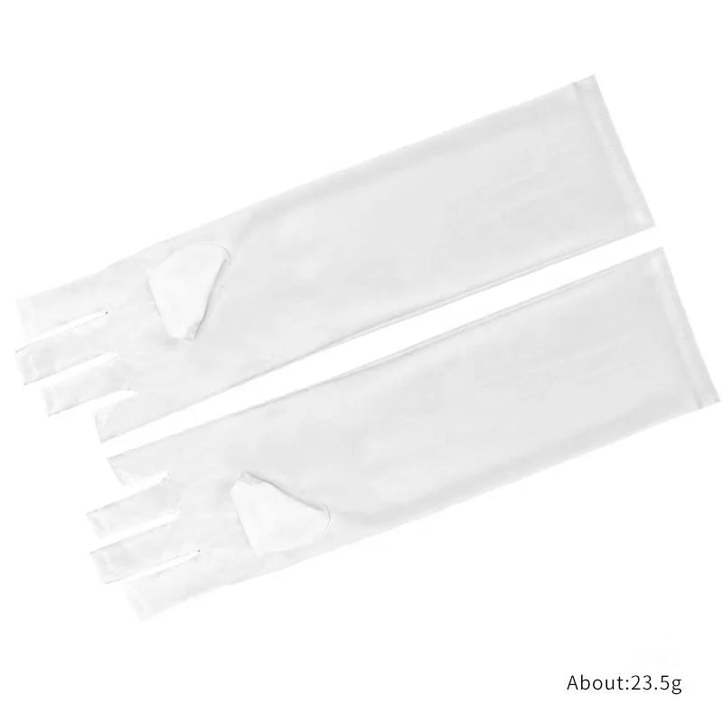 Nail Tools UV Protective  for Nail Polish Phototherapy Sunscreen Black Length White UV Protective Mittens