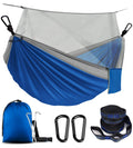 210T Nylon Portable 2 Person Portable Outdoor Parachute Camping Nylon Tent Hammock With Mosquito Net