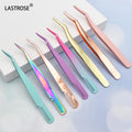 Wholesale OEM Logo High Quality Makeup Eye Lashes Tweezer Extension Tools Clip Applicator False Eyelashes Tweezers