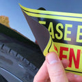 Custom Student Driver Car Magnets Strong Waterproof Reflect Vinyl Essential Magnetic Sticker Signs for Bumper