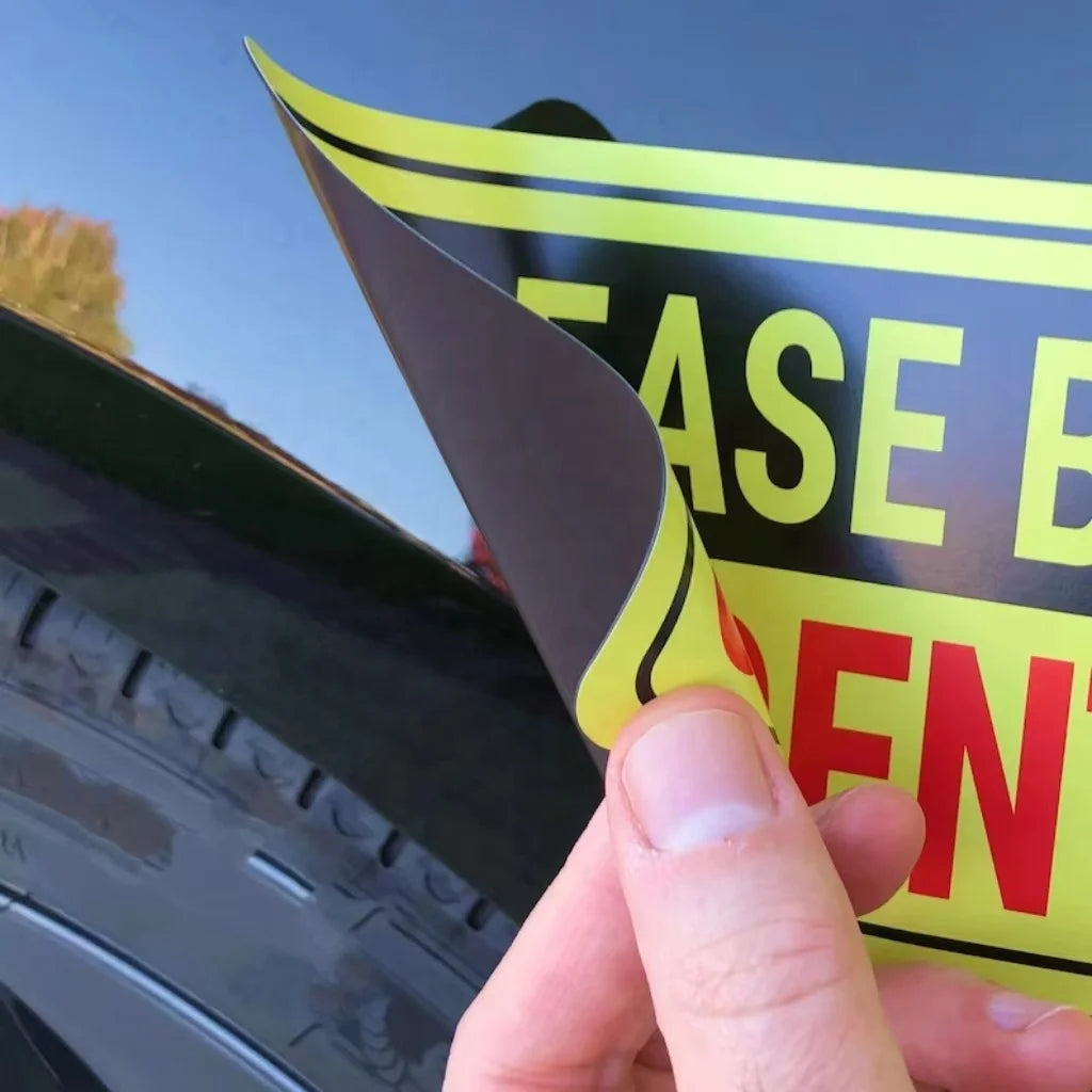 Custom Student Driver Car Magnets Strong Waterproof Reflect Vinyl Essential Magnetic Sticker Signs for Bumper
