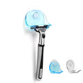 New Product Suction Cup Type Razor Holder Plastic Manual Razor Shaver Rack Bathroom Storage