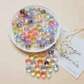 Uv Color Pendant DIY Beading Hairband Bracelets  Multicolor Round Faceted Beads for DIY Jewelry Making